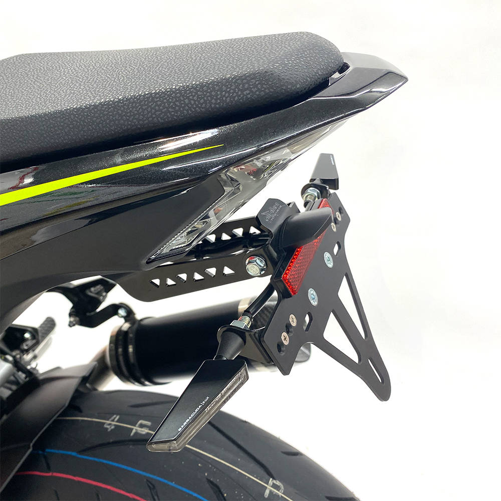 Soporte de matrícula alpha Technik para Kawasaki Z900 año de modelo 2017-