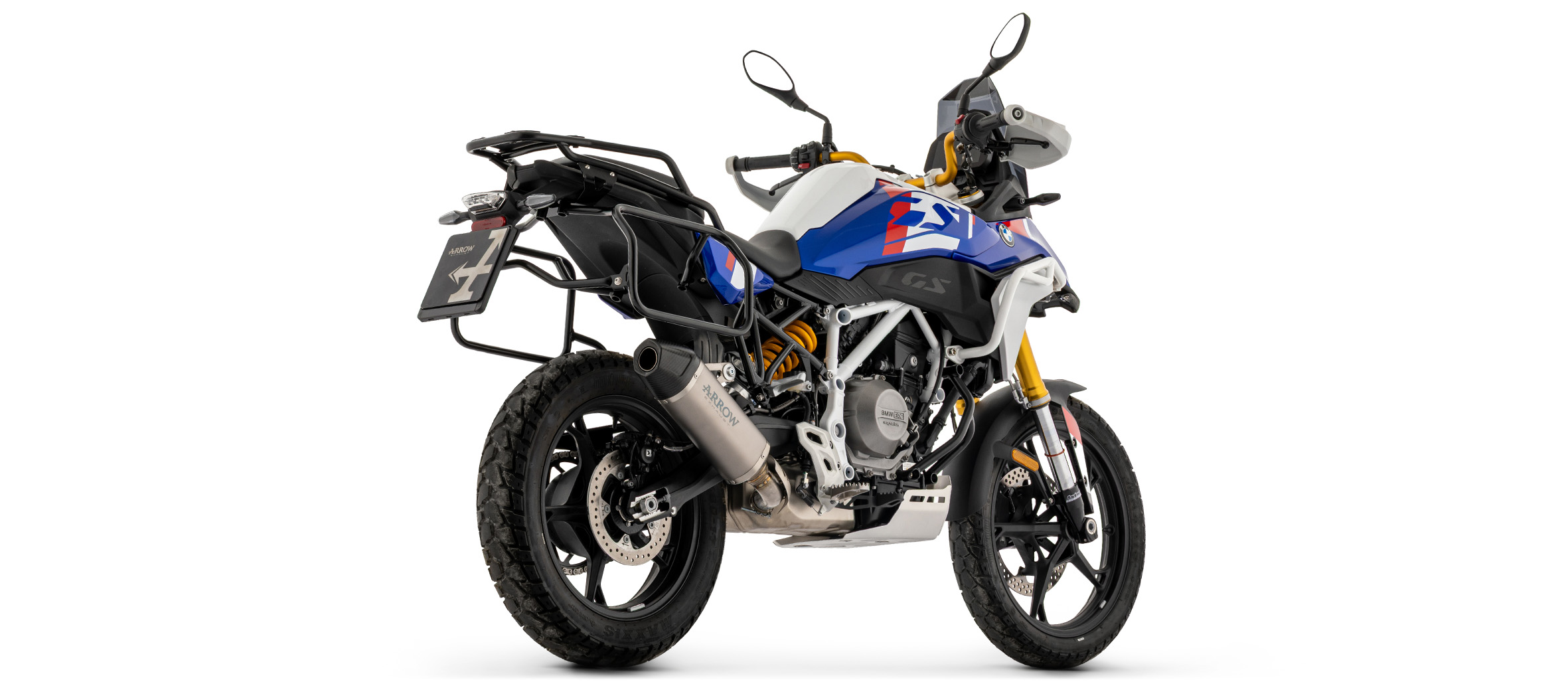 ARROW Auspuff INDY RACE Titan mit Carbon-Endkappe für BMW F450GS, 2026-