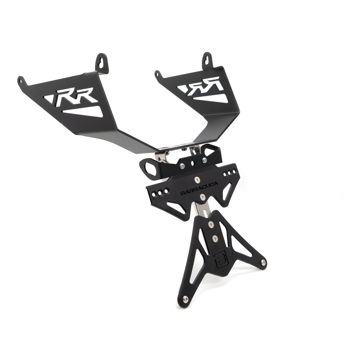 Soporte de matrícula Barracuda para Honda CBR600RR 2024- para uso con los luz de intermitentes originales