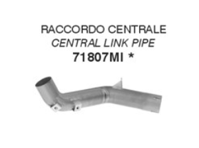 Tubo de sustitución de catalizador ARROW Racing para Voge DS900X Valico 2025- , sin catalizador