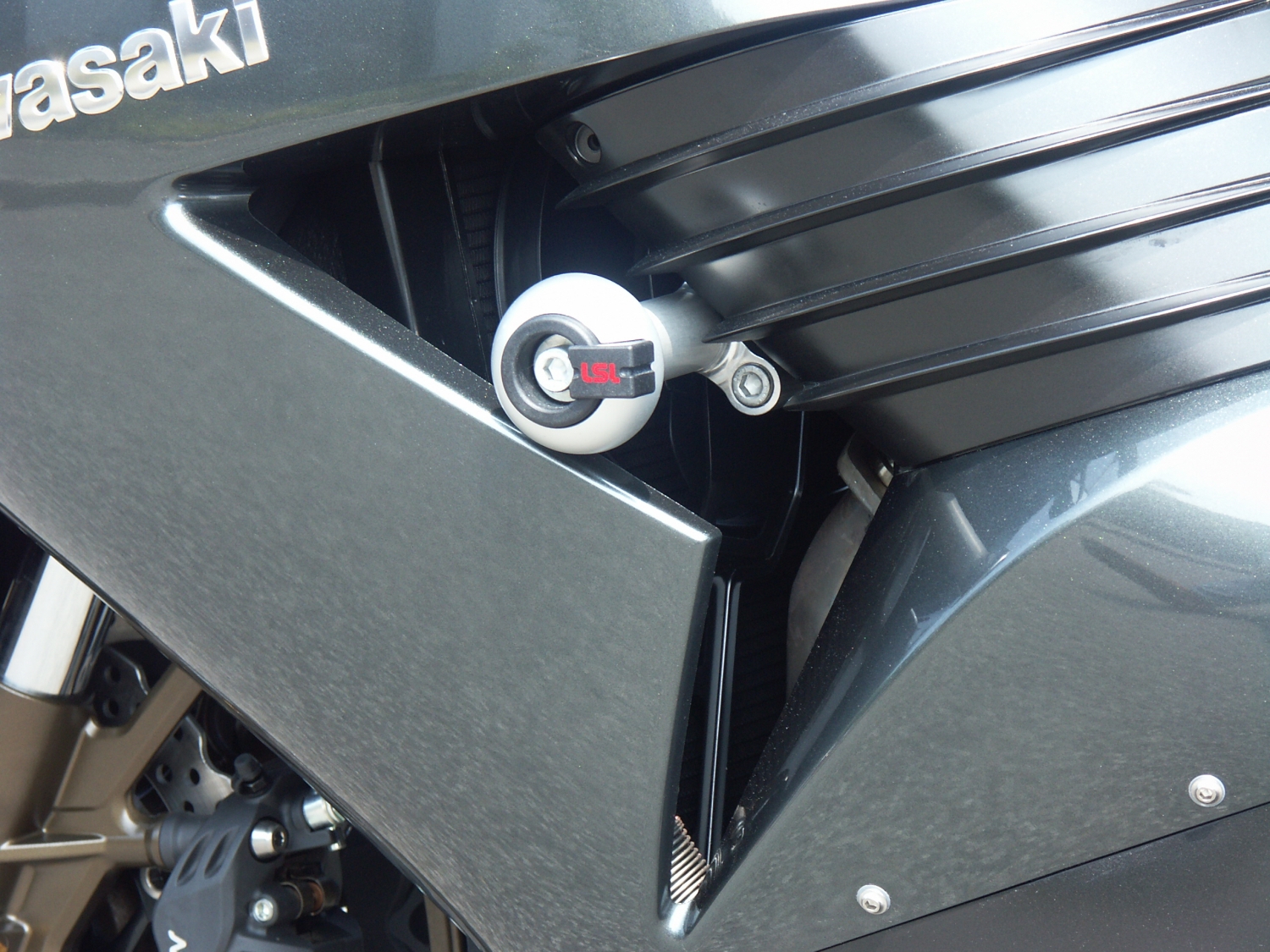 Kit de montaje de Crash Pad LSL para Kawasaki ZZR1400, -2011