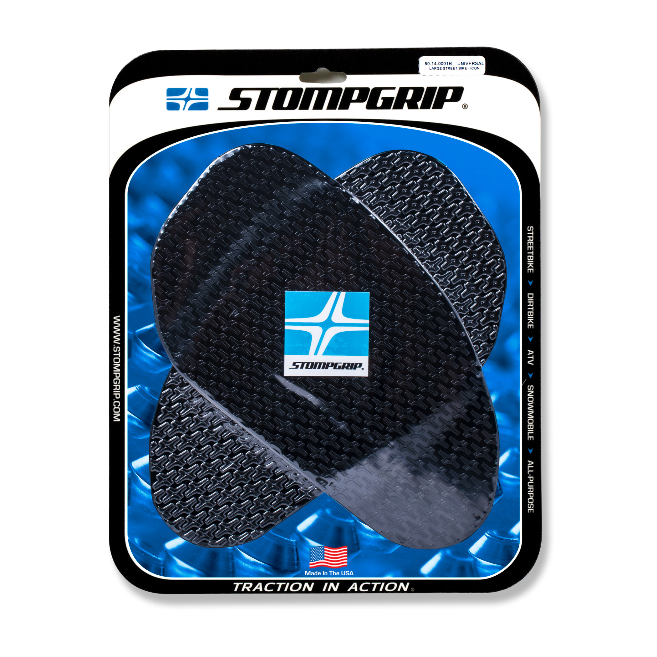 Almohadillas de Tracción Stompgrip Universales grandes negras