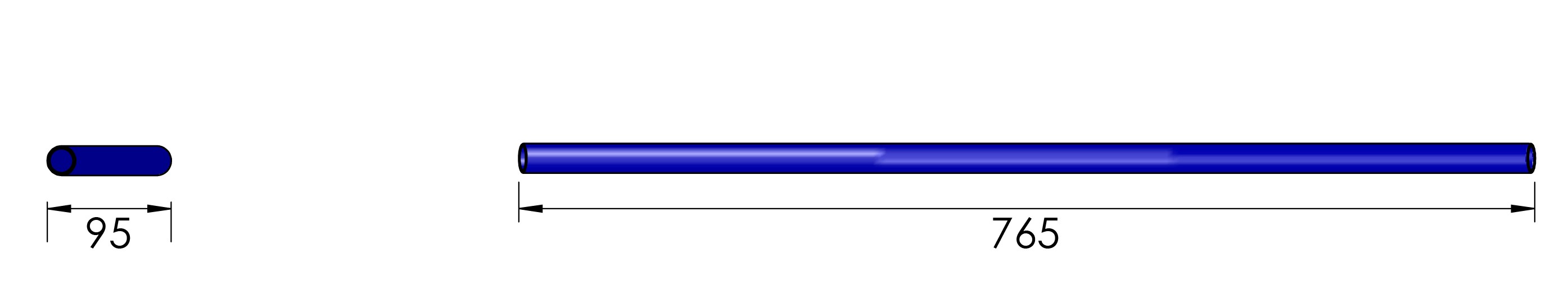 LSL manillar cónico Drag Bar XD1 negro