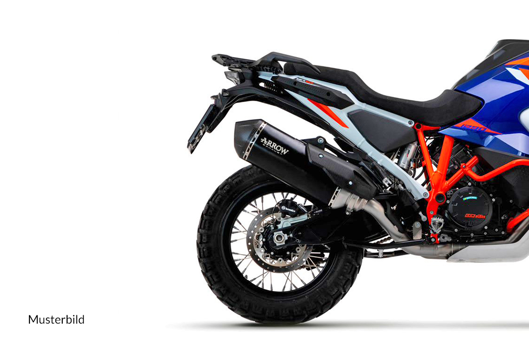 Silenciador ARROW DARK SONORA para Suzuki V-Strom 1050 XT 2020-, Titanio oscuro