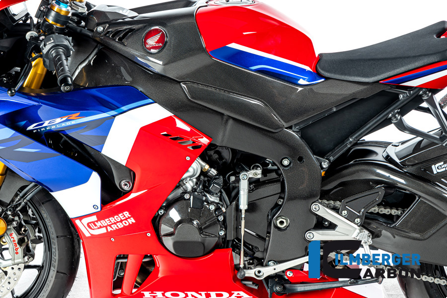 Ilmberger Carbon Cubierta de chasis lado izquierdo, brillante, para Honda CBR1000RR-R/SP 2020-