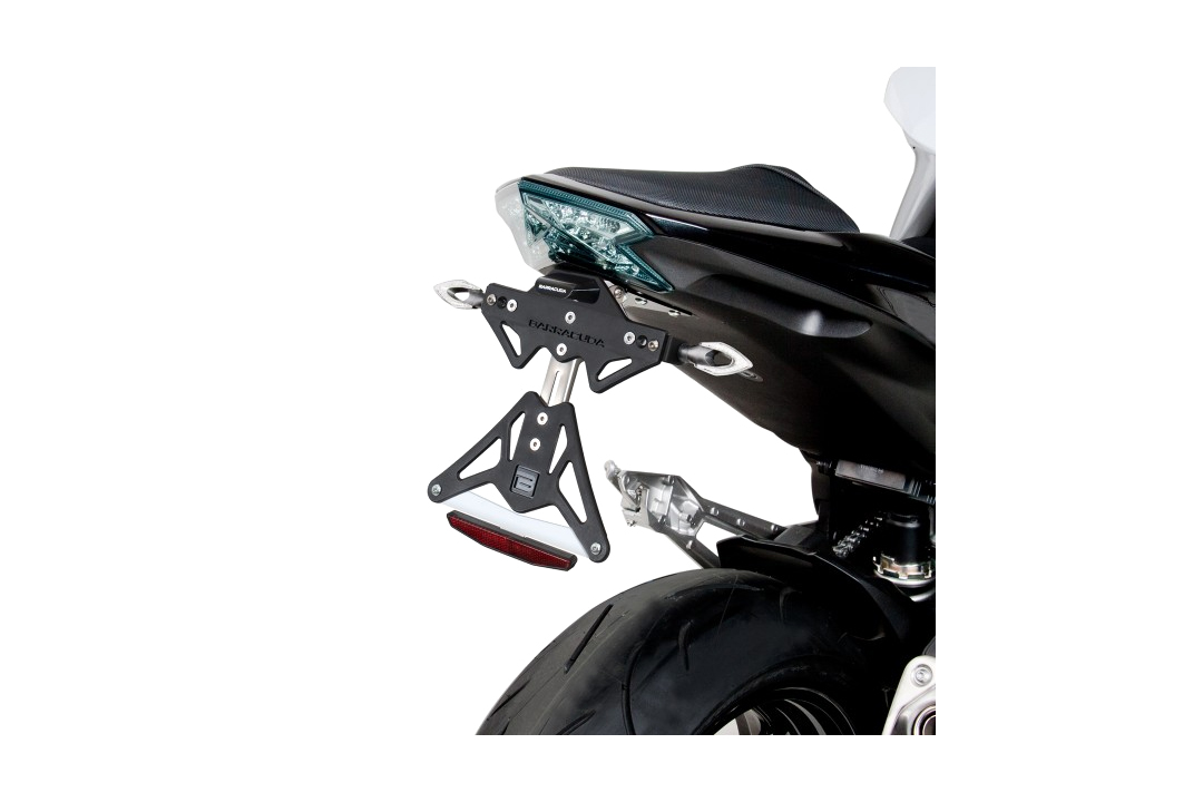 Portamatrículas Barracuda para Kawasaki Z800