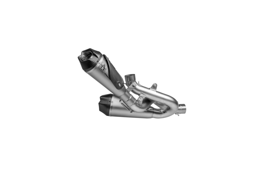 ARROW Escape WORKS Titan con tubo de conexión de titanio para Ducati Panigale V4 y Streetfighter V4