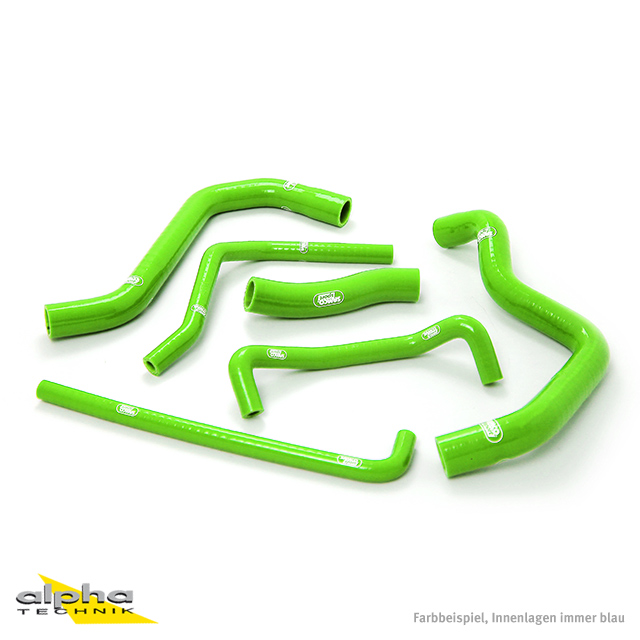 Kit de mangueras de silicona SAMCO SPORT verde para Suzuki GSR600 GSR750 años de modelo 2006-2017