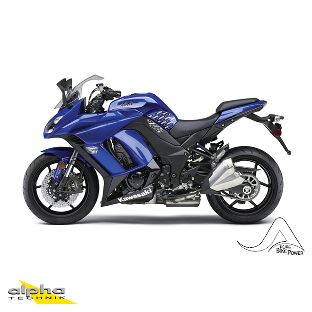 Stompgrip negro, Volcano, para Kawasaki Z1000SX, 2011-2019