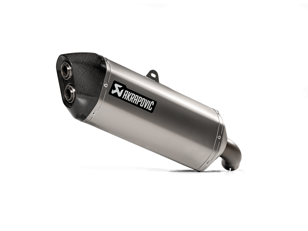 Silenciador Akrapovic Slip-On Line (Titanio) para Suzuki V-Strom 1000 2014-2019 y V-Strom 1050 a partir de 2020-2025