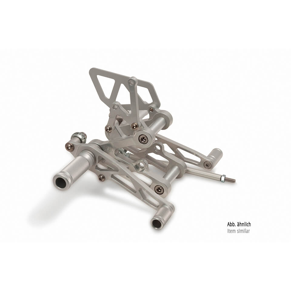 Sistema de estriberas LSL para Yamaha YZF1000R, 1996-2000, plata
