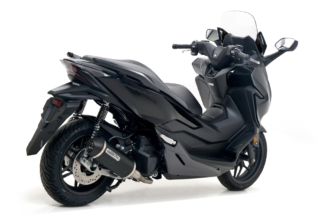 ARROW Escape DARK URBAN para Honda Forza 125 2015-, Aluminio