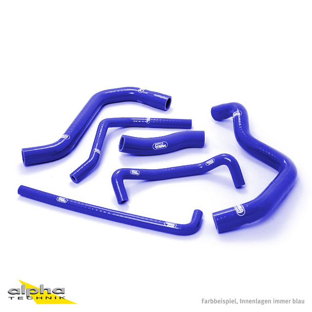 SAMCO SPORT Kit de mangueras de silicona azul para Suzuki GSR600 GSR750, años 2006-2017