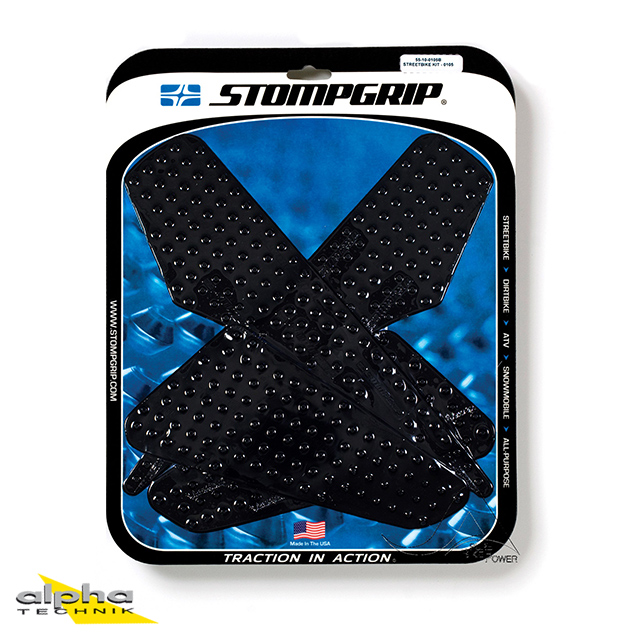 Stompgrip negro, Volcano, para Kawasaki Versys 1000, 2015-2019