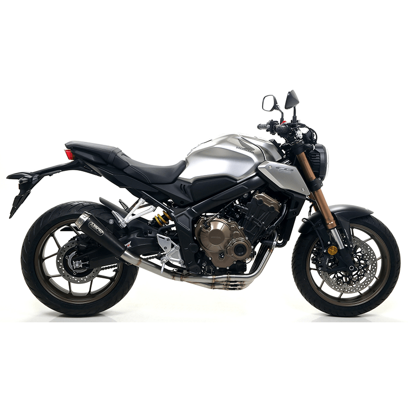 Escape ARROW DARK PRO-RACE para Honda CB650R / CBR650R 2019-, acero inoxidable negro (Solo con colector ARROW)