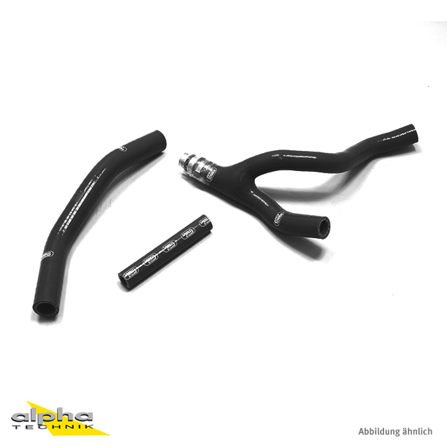 Kit de mangueras de silicona SAMCO SPORT negro para Yamaha WR250F YZ250FX modelos 2015-2019