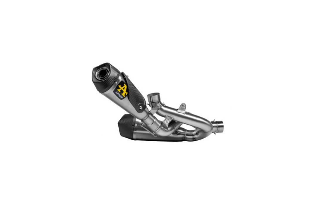 Escape ARROW WORKS Titanio con tubo intermedio de acero inoxidable para Ducati Panigale V4 y Streetfighter V4