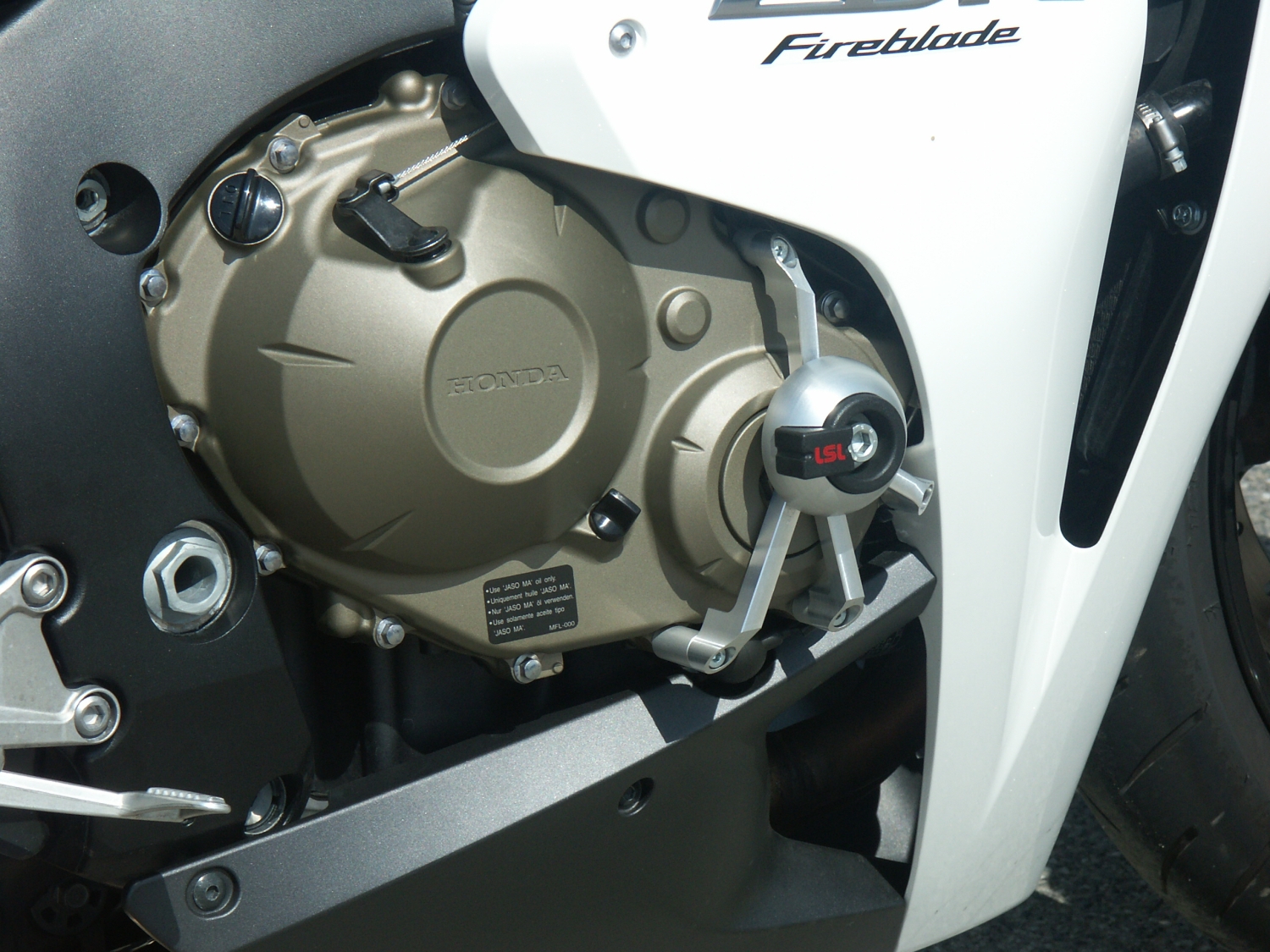 Kit de montaje de protectores anticaída LSL para Honda CBR1000RR, 2008- (sin ABS)