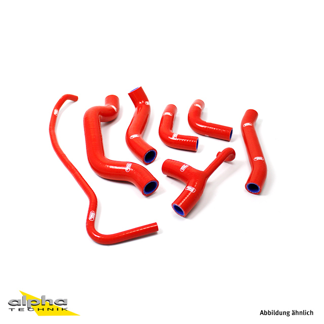 Kit de mangueras de silicona SAMCO SPORT rojo para Ducati Monster 821S EURO 3 Monster 1200S R EURO 3 año de modelo 2014-2016