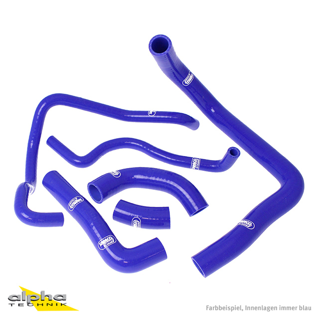 Kit de mangueras de silicona SAMCO SPORT azul para Kawasaki ZX10R año del modelo 2008-2010