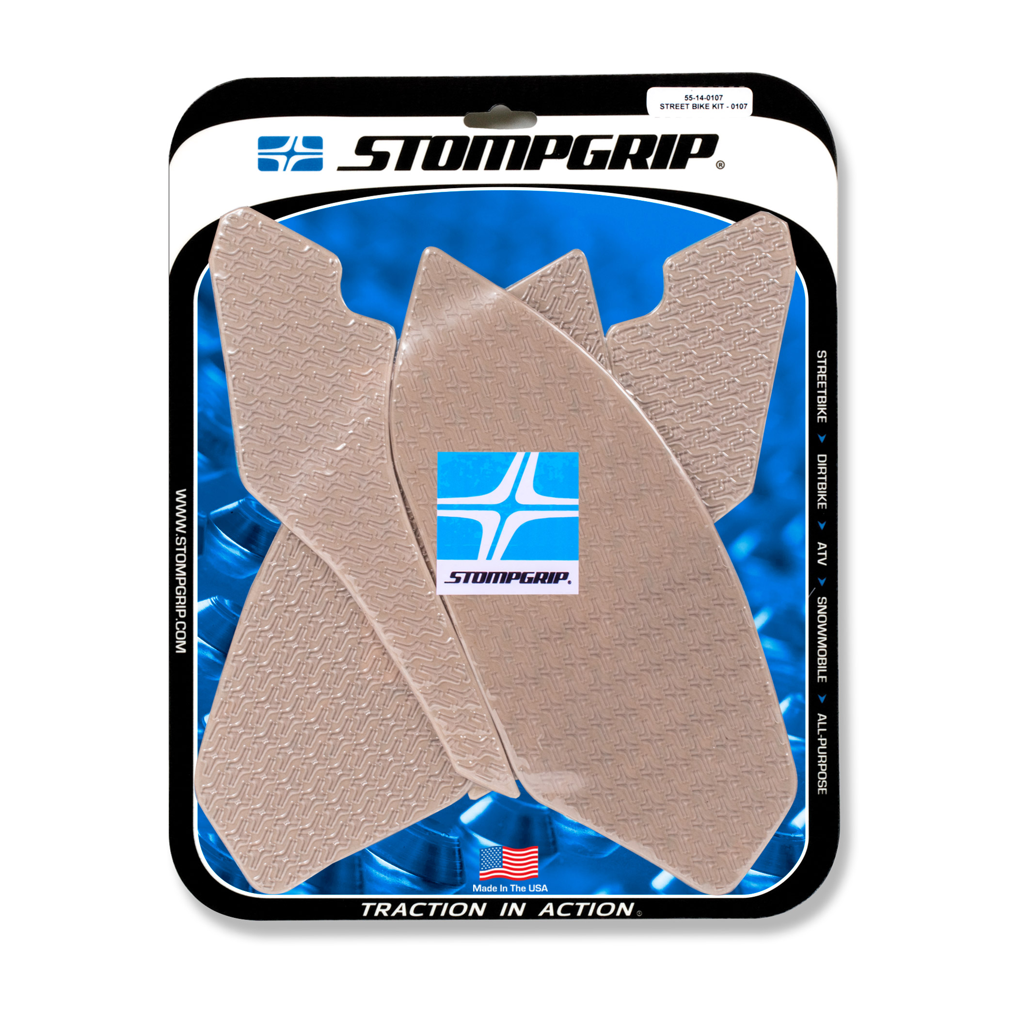 Almohadillas de tracción Stompgrip transparentes, para BMW HP4 Race, 2018-2019, S1000R, 2014-2020, S1000RR, 2015-2019