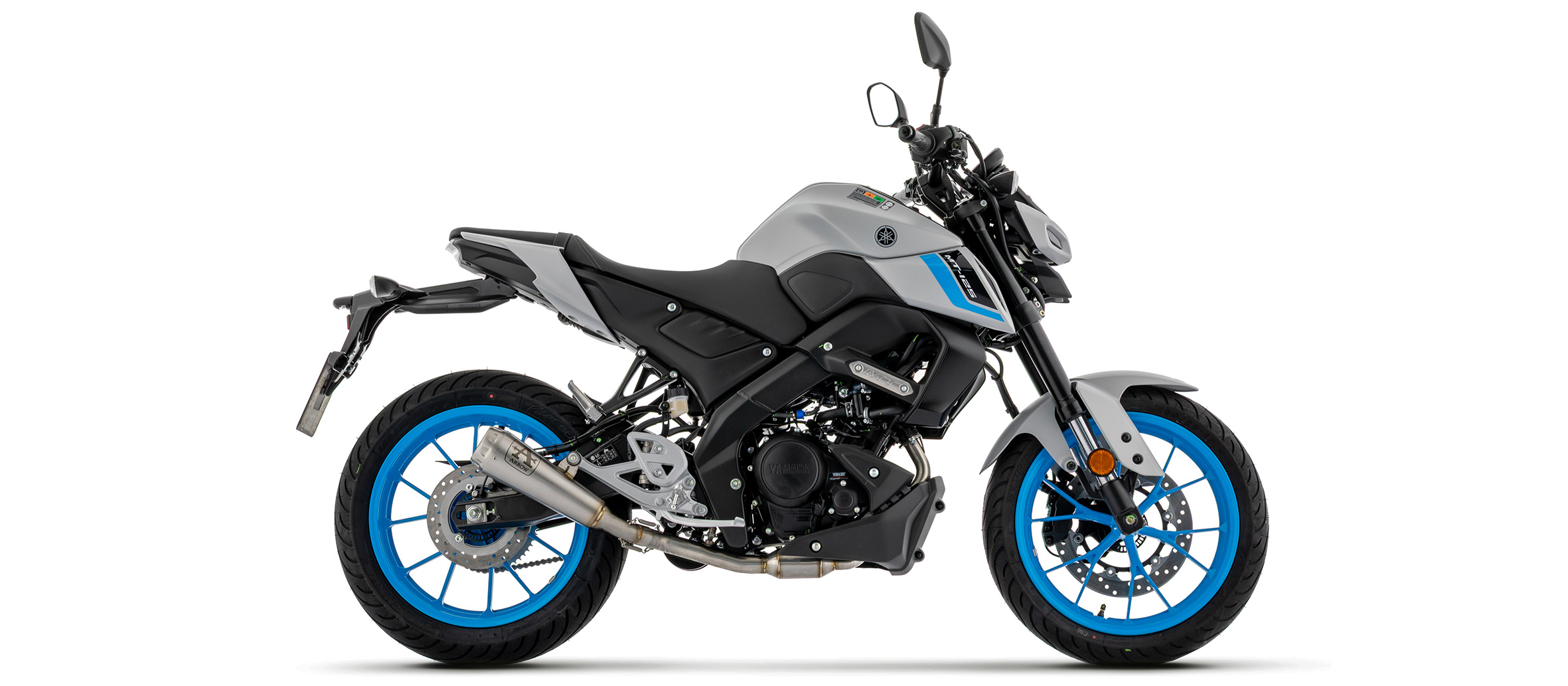 ARROW Auspuff PRO RACE NiChrome für Yamaha YZF-R, MT 125, 2025-