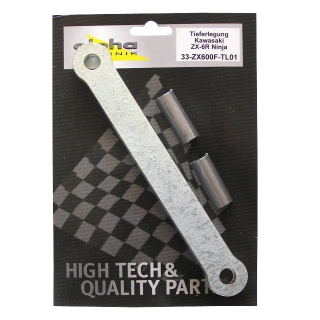 Kit de reducción de altura alpha Technik 35mm para Kawasaki ZX6R; Tipo ZX600F; Año del modelo 1995-