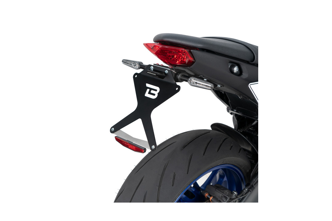 Soporte de matrícula Barracuda para Yamaha MT-09 Año del modelo 2021-