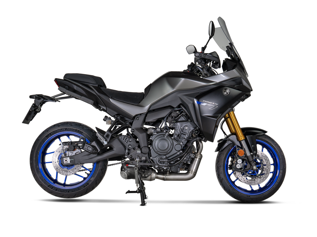 Akrapovic Racing Line (Titanium) sistema de escape para Yamaha MT-07, FZ-07 2021-2025, Tracer 7, GT, 2020-2025