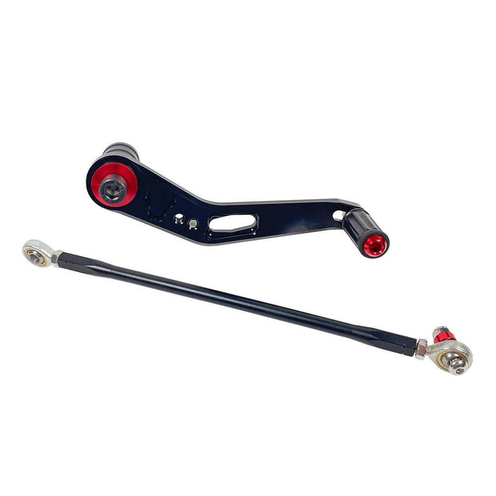 Sistema de reposapiés >TRACK< negro Suzuki GSX-R750 2011-2017 con ABE