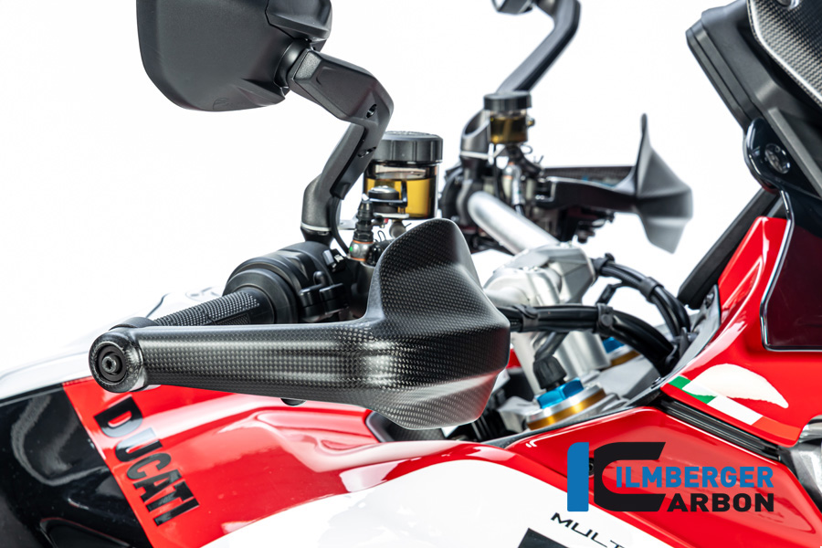 Protector de mano de carbono Ilmberger lado derecho, mate, Ducati Multistrada V4 2020-
