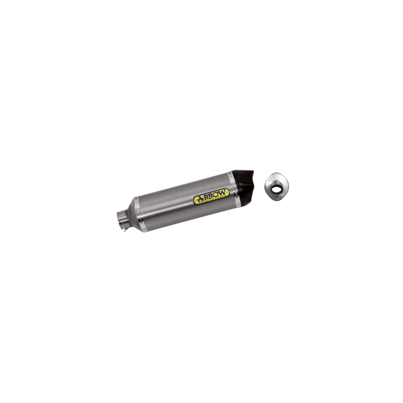 Silenciador ARROW RACE TECH para Honda CB500F 2019-2020 CBR500R 2019-2020 de titanio con tapa de carbono