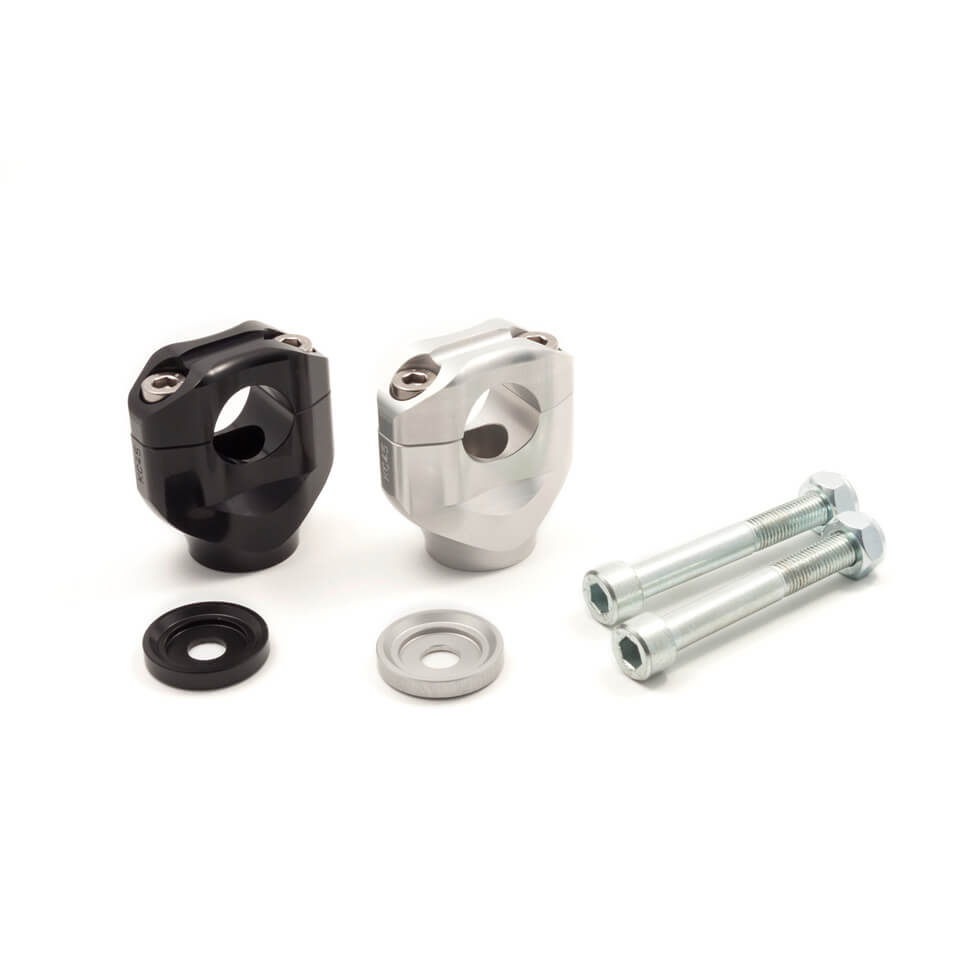 Kit de Abrazaderas de Manillar LSL Bonneville T120 25,4 mm, negro
