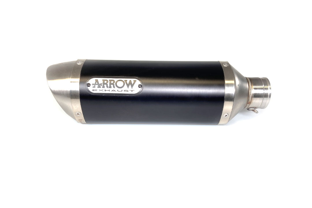 Escape ARROW DARK THUNDER con tapa final de acero inoxidable para KTM 125RC / 390RC / 125 DUKE / 390 DUKE 2017-2020
