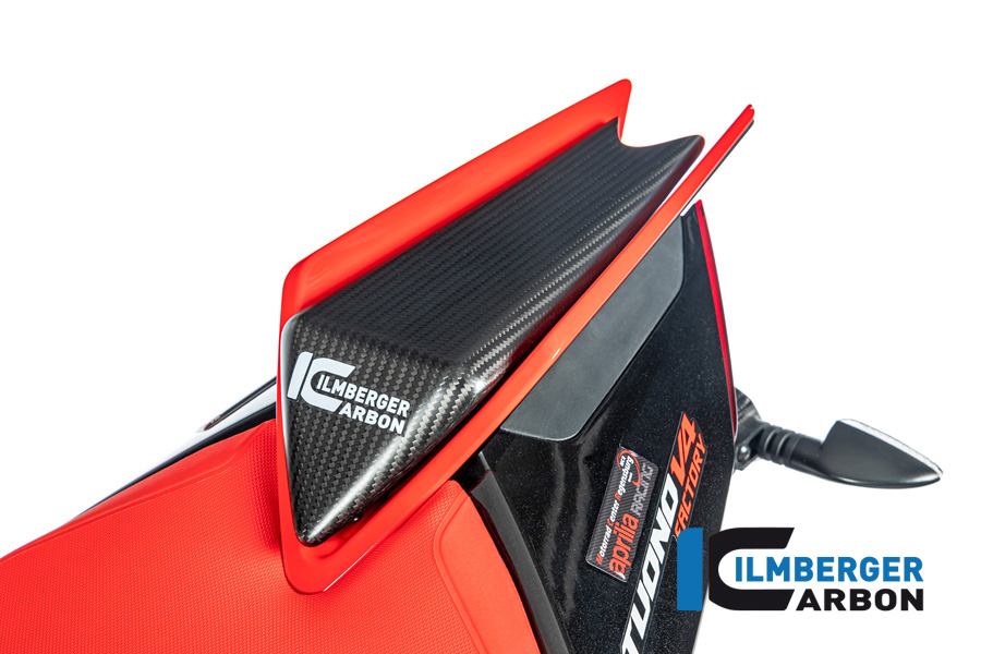 Cubreasiento de carbono Ilmberger mate para Aprilia RSV4 / Tuono V4 2021-