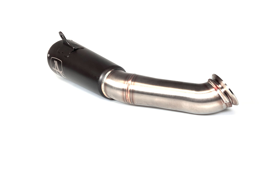 Escape ARROW DARK PRO-RACE para KTM 125RC / 390RC / 125 DUKE / 390 DUKE 2017-2020, acero inoxidable negro