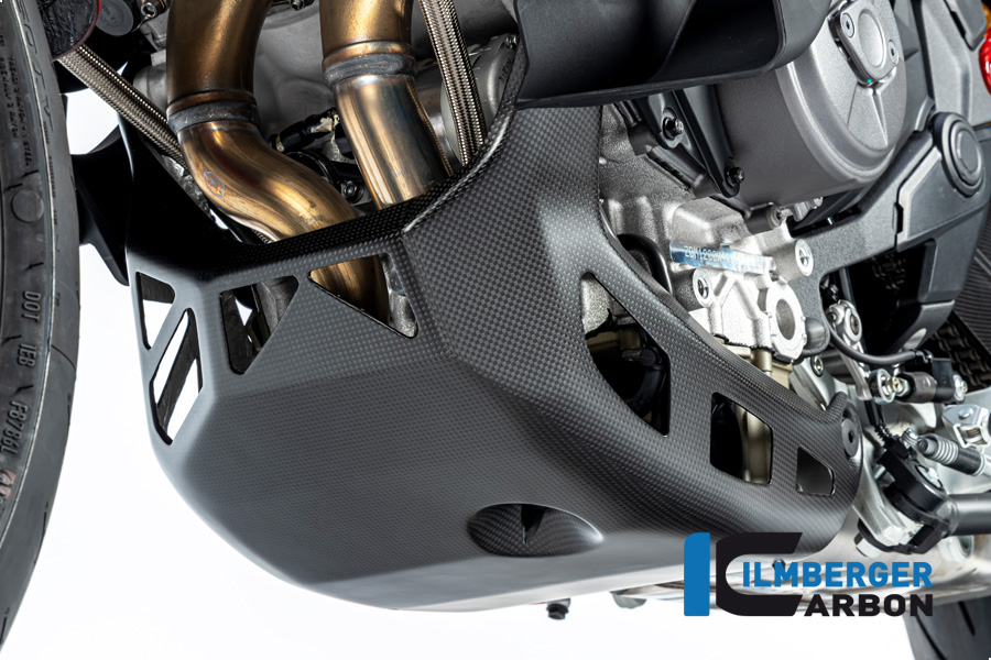 Carenado inferior de motor Ilmberger Carbono, mate, Ducati Multistrada V4 2020-
