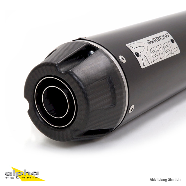 Sistema de escape completo ARROW REBEL para Kawasaki Vulcan S650 2014-2016, acero inoxidable