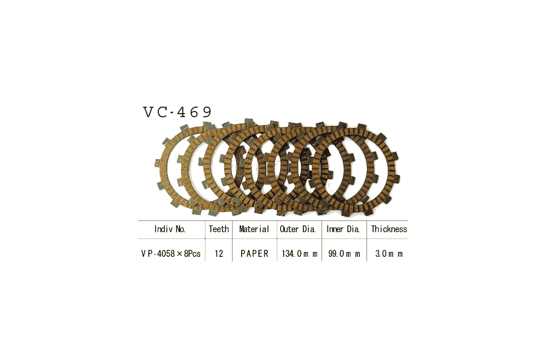 Kit de embrague Vesrah disco de embrague para Kawasaki