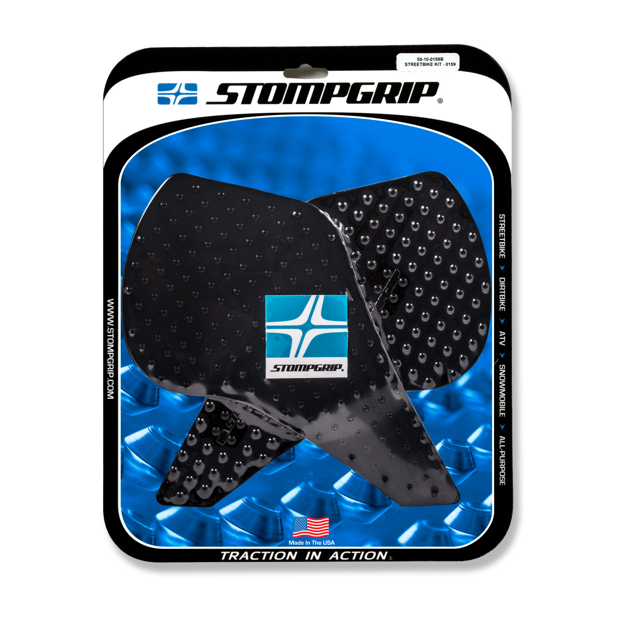 Stompgrip negro, Volcano, para Honda CRF1000L Africa Twin