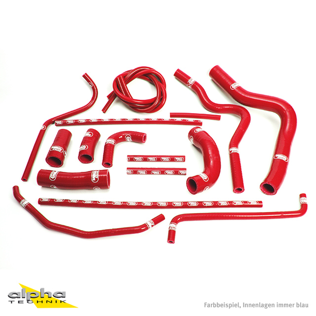 Kit de Mangueras de Silicona SAMCO SPORT rojo para Yamaha YZF1000R1 año de modelo 2004-2006
