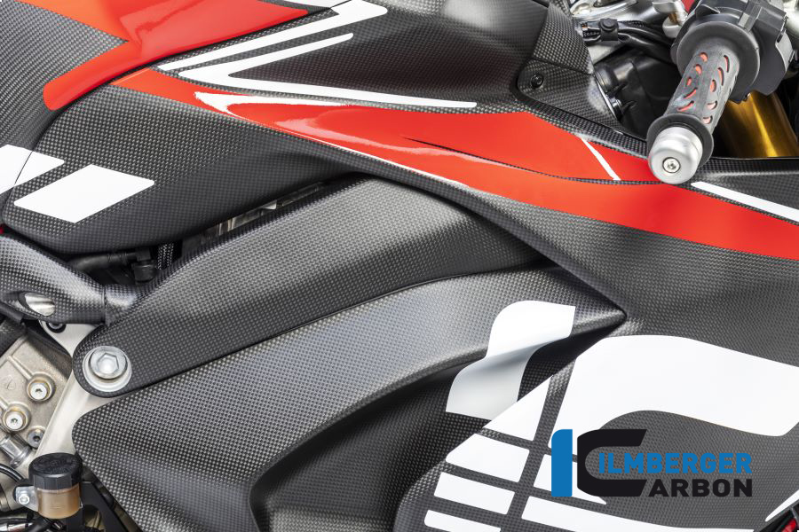 Cubierta de Carbono Ilmberger chasis lado derecho mate para Ducati Panigale V4 / V4S a partir de 2018