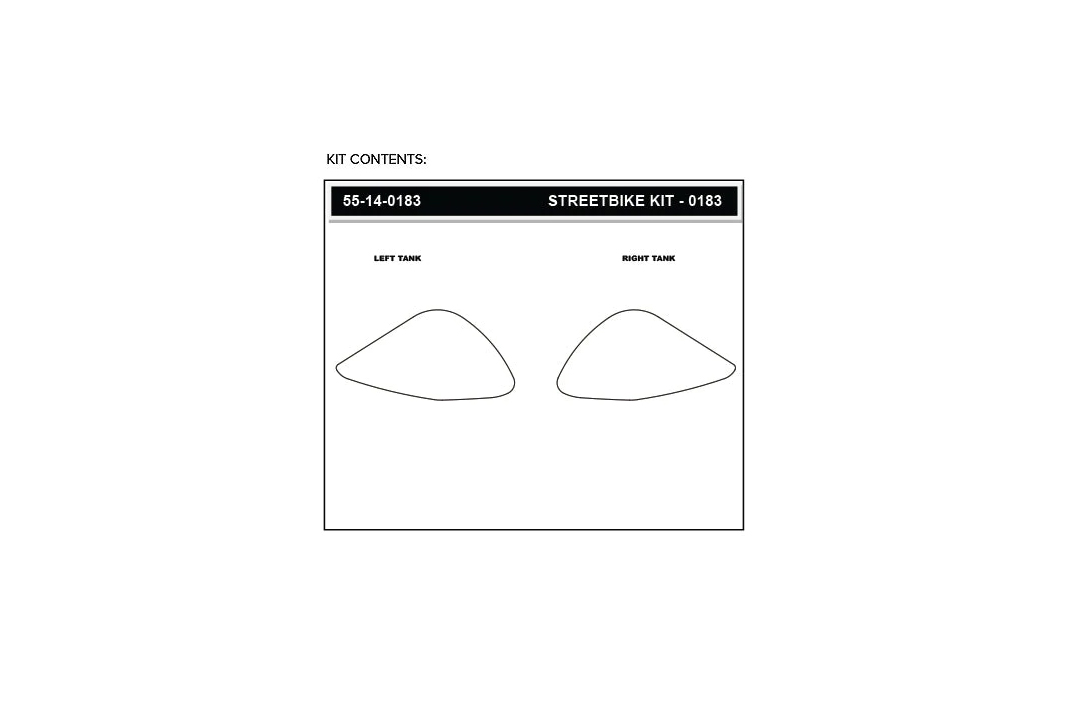 Stompgrip depósito de gasolina Pad negro, Volcano, Kit de depósito de gasolina para Streetbike para Yamaha MT09, 2021-2023, Triumph Triple 1200 RR, RS, 2021-2025