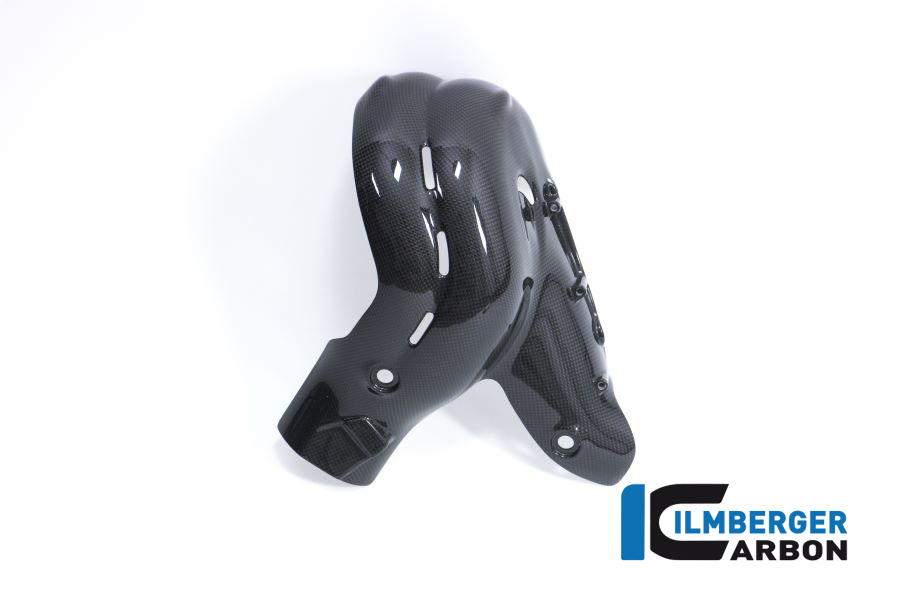 Ilmberger Carbon Protector Térmico de Escape brillante (2 piezas) Panigale V4/V4 S
