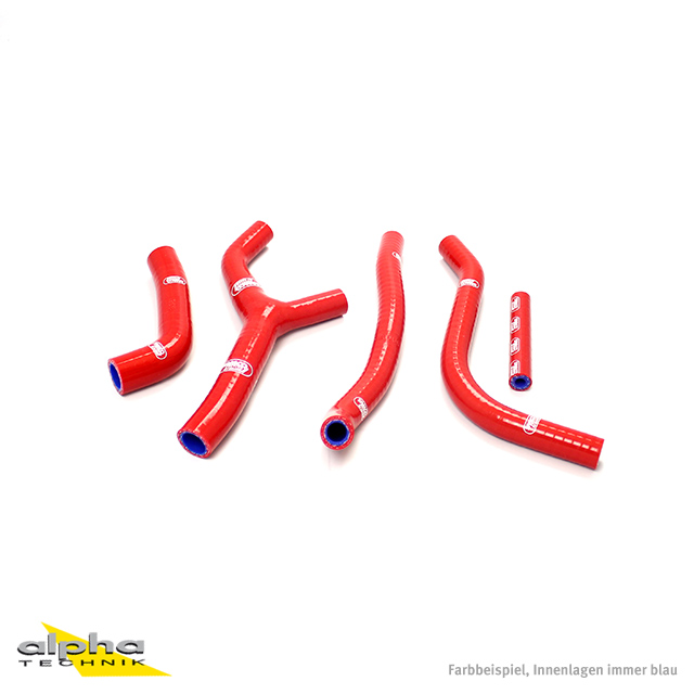 Kit de mangueras de silicona SAMCO SPORT rojo para Honda CR125RD año de modelo 1982-1983