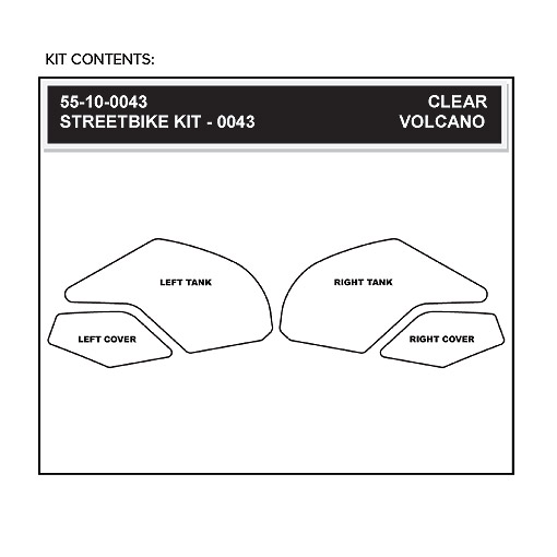 Stompgrip transparente, Icon, para Kawasaki, Ninja 250SL, Z300 2015-2016, Ninja 300 2013-2017, Z250SL 2015-2017