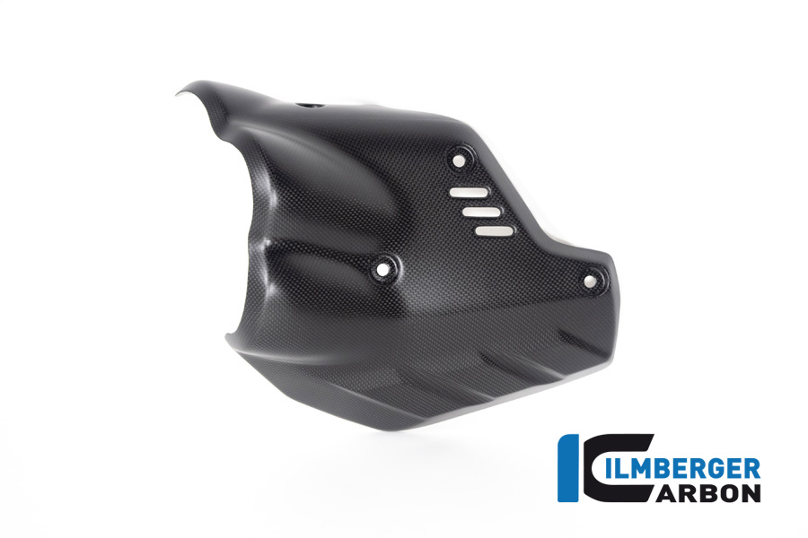 Protector térmico de escape de carbono Ilmberger para silenciador, mate, Ducati Diavel V4, 2023-