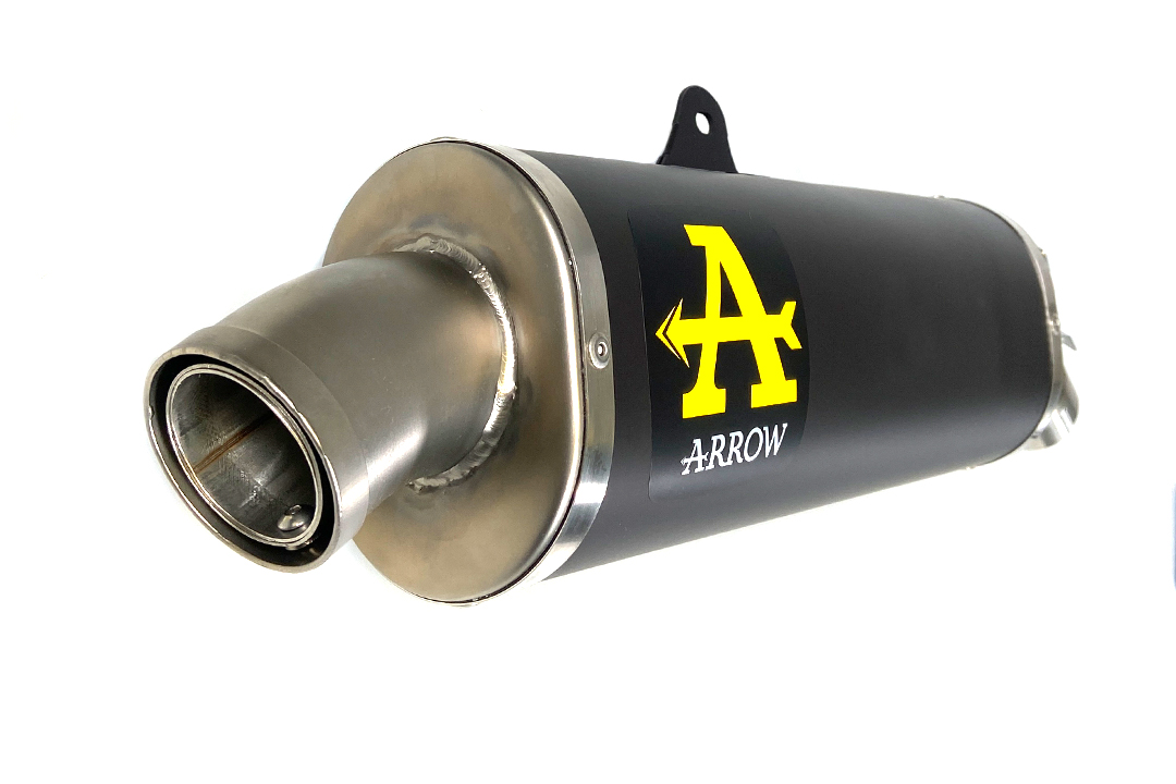 ARROW Escape INDY RACE DARK Titanio para Aprilia Tuareg 660 a partir del año de modelo 2022-