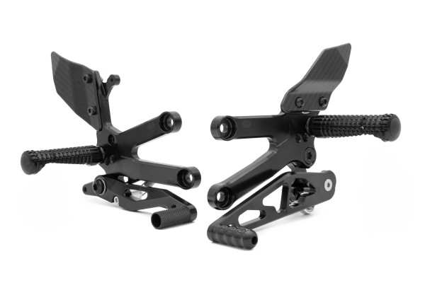 Sistema de estriberas GILLES FXR reposapiés Honda CBR600RR negro