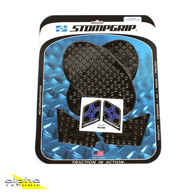 Stompgrip negro, Volcano, para BMW F700GS, F800GS (Adventure), 2013-2018